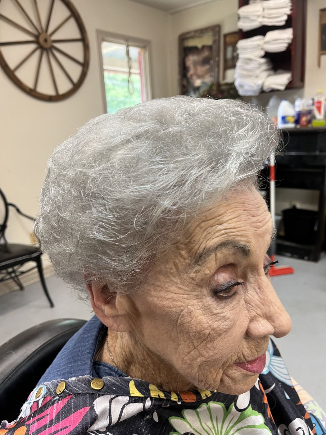 Color work and blow-dry at Hair Barn in Tyler, Texas