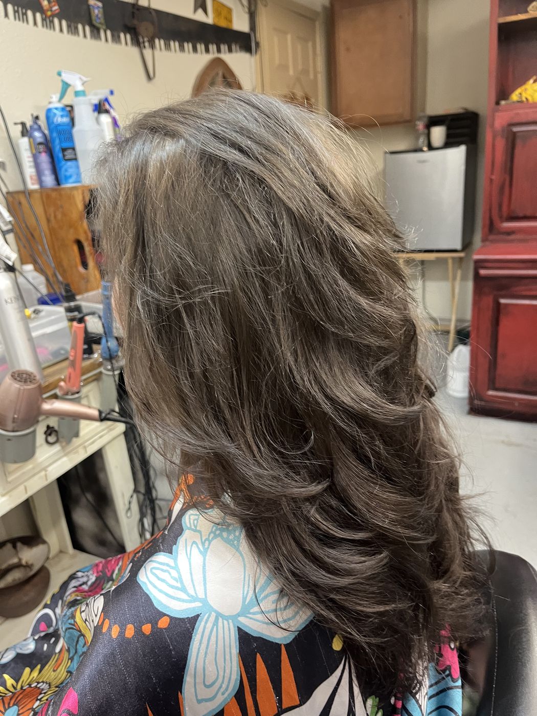 Finished style at Hair Barn, Tyler TX